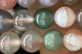 AGAT01 15 inches 6mm round agate gemstone beads