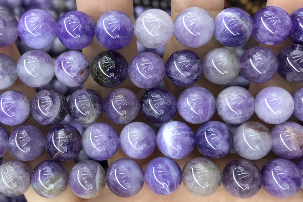 AMET04 15 inches 10mm round lavender amethyst gemstone beads