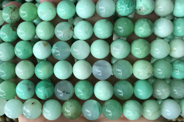 AUST07 15 inches 10mm round Australia chrysoprase gemstone beads