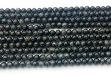 CAE320 15.5 inches 4mm round astrophyllite gemstone beads