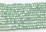 CAS300 15.5 inches 4mm round snowflake angelite gemstone beads