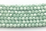 CAS301 15.5 inches 6mm round snowflake angelite gemstone beads