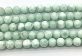 CAS303 15.5 inches 10mm round snowflake angelite gemstone beads