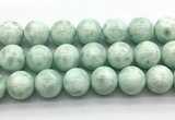 CAS308 15.5 inches 20mm round snowflake angelite gemstone beads