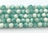 CAS312 15.5 inches 10mm round snowflake angelite gemstone beads