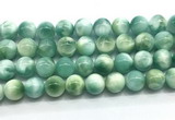 CAS324 15.5 inches 14mm round peacock angelite gemstone beads