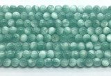 CAS330 15.5 inches 6mm round peacock angelite gemstone beads