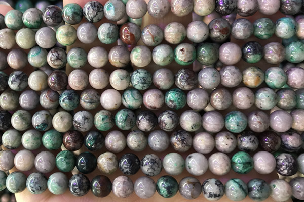 CHRY31 15 inches 6mm round chrysocolla gemstone beads