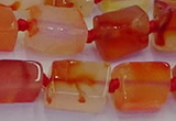 CNG6932 15.5 inches 5*8mm - 8*12mm nuggets red agate beads