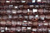 CUBE118 15 inches 2mm faceted cube garnet gemstone beads