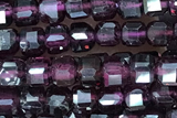 CUBE120 15 inches 2.5mm faceted cube garnet gemstone beads