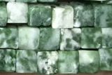 CUBE137 15 inches 4mm cube Qinghai jade gemstone beads