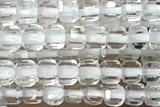 CUBE15 15 inches 2mm faceted cube white crystal gemstone beads