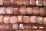 CUBE37 15 inches 2.5mm faceted cube moonstone gemstone beads