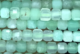 CUBE94 15 inches 2.5mm faceted cube Australia chrysoprase gemstone beads