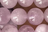 KUNZ01 15 inches 7mm round kunzite gemstone beads