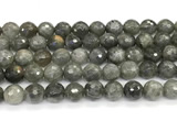 LABR11 15 inches 14mm faceted round labradorite gemstone beads