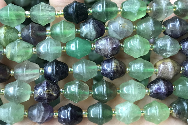 MIXE23 15 inches 9*11mm fluorite gemstone beads