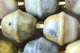 MIXE31 15 inches 9*11mm crazy lace agate gemstone beads