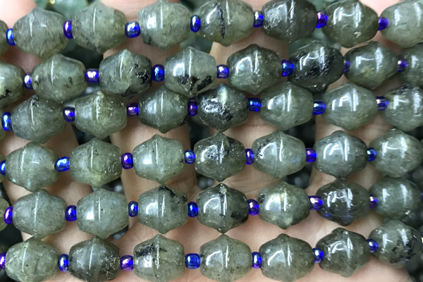 MIXE41 15 inches 9*11mm labradorite gemstone beads