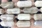 NUGG12 15 inches 12*25mm – 13*28mm faceted nuggets moonstone beads