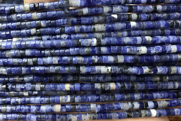 ROND126 15 inches 2*3mm heishi sodalite gemstone beads