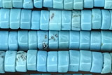 ROND15 15 inches 2*4mm heishi turquoise gemstone beads