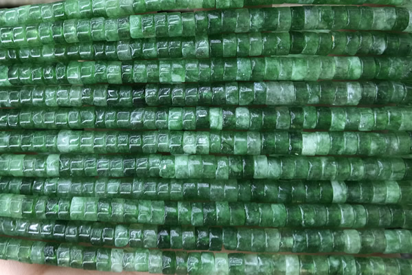 ROND28 15 inches 2*4mm heishi jade gemstone beads