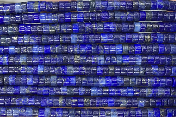 ROND63 15 inches 2*4mm heishi lapis lazuli gemstone beads