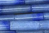 TUBE18 15 inches 4*13mm tube blue aventurine gemstone beads