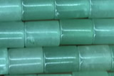 TUBE51 15 inches 6*8mm tube green aventurine gemstone beads