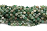 AGAT220 15 inches 10mm round green sakura agate gemstone beads