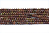 AGAT236 15 inches 4mm round Portuguese agate gemstone beads