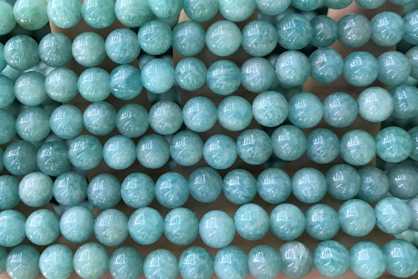 AMAZ06 15 inches 6mm round natural amazonite beads