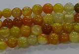 CAA1040 15.5 inches 4mm round dragon veins agate beads wholesale