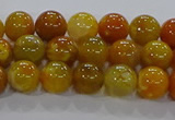 CAA1041 15.5 inches 6mm round dragon veins agate beads wholesale