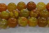 CAA1042 15.5 inches 8mm round dragon veins agate beads wholesale