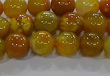 CAA1043 15.5 inches 10mm round dragon veins agate beads wholesale