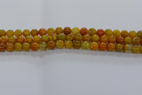 CAA1043 15.5 inches 10mm round dragon veins agate beads wholesale