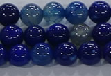 CAA1062 15.5 inches 8mm round dragon veins agate beads wholesale