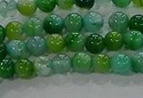 CAA1065 15.5 inches 4mm round dragon veins agate beads wholesale