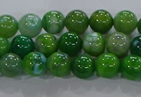 CAA1066 15.5 inches 6mm round dragon veins agate beads wholesale