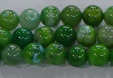 CAA1067 15.5 inches 8mm round dragon veins agate beads wholesale