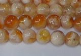 CAA1071 15.5 inches 6mm round sakura agate gemstone beads