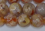 CAA1074 15.5 inches 12mm round sakura agate gemstone beads