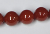 CAA115 15.5 inches 16mm round red agate gemstone beads wholesale