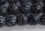 CAA1212 15.5 inches 10mm round frosted agate beads wholesale