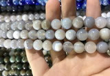 CAA1533 15.5 inches 10mm round banded agate beads wholesale