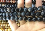 CAA1546 15.5 inches 12mm round banded agate beads wholesale