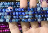 CAA1579 15.5 inches 6mm round banded agate beads wholesale